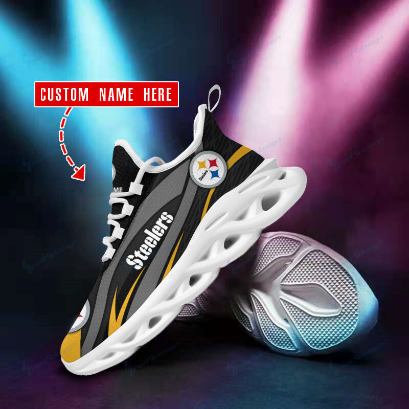 Pittsburgh Steelers Personalized Yezy Running Sneakers SPD65