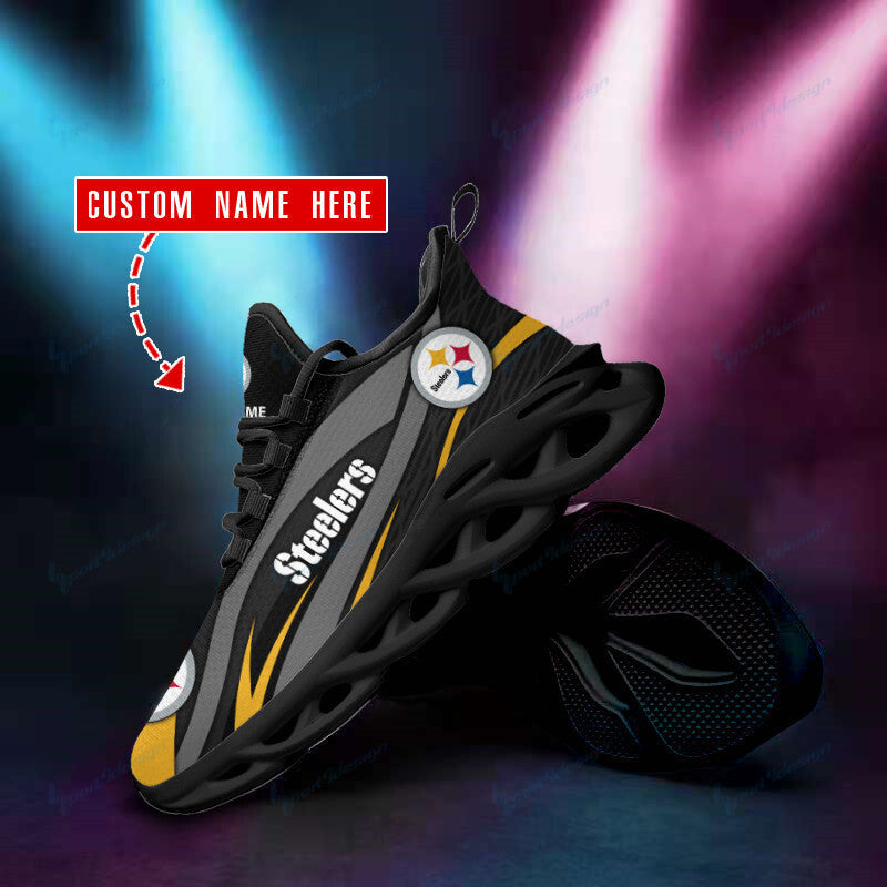 Pittsburgh Steelers Personalized Yezy Running Sneakers SPD65