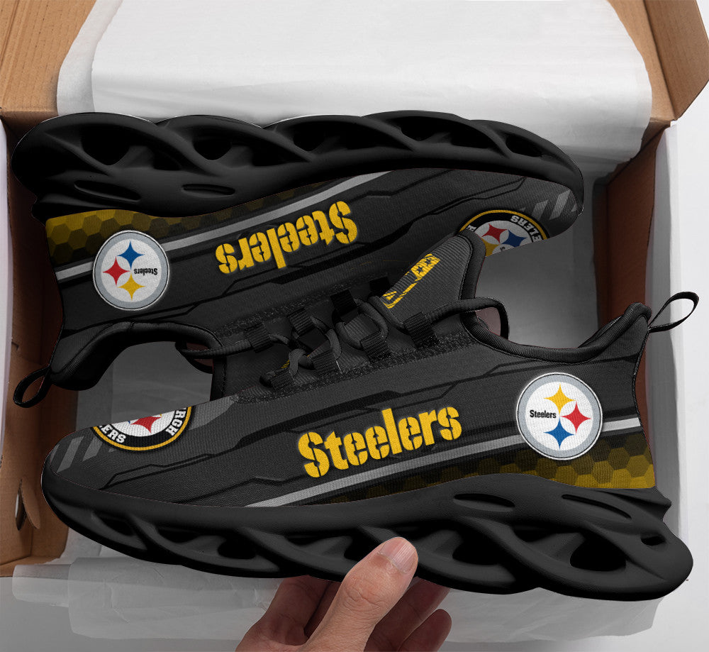 Pittsburgh Steelers Personalized Yezy Running Sneakers SPD675