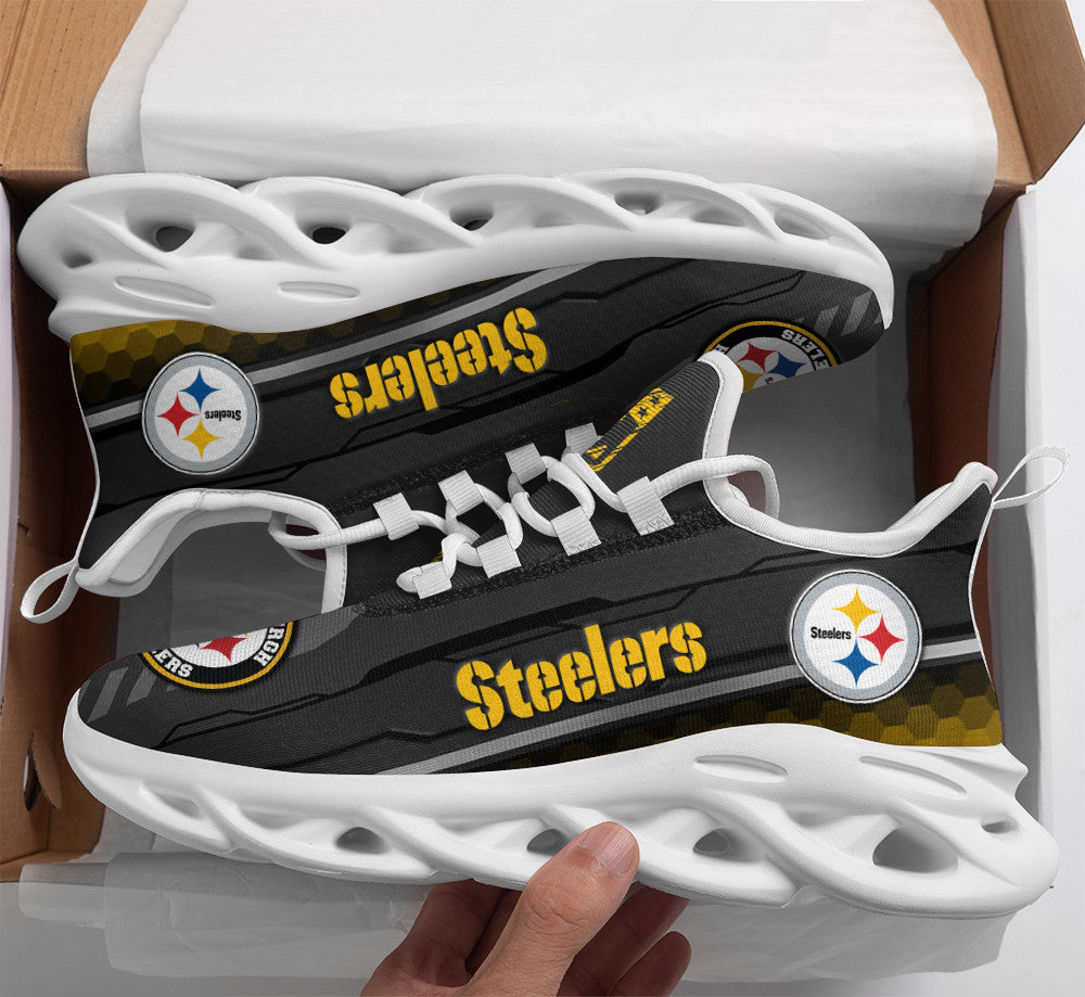 Pittsburgh Steelers Personalized Yezy Running Sneakers SPD675