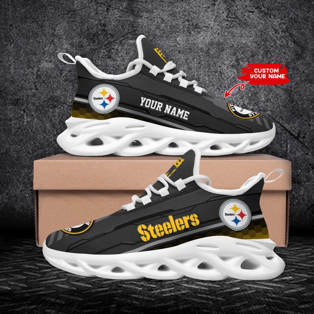 Pittsburgh Steelers Personalized Yezy Running Sneakers SPD675