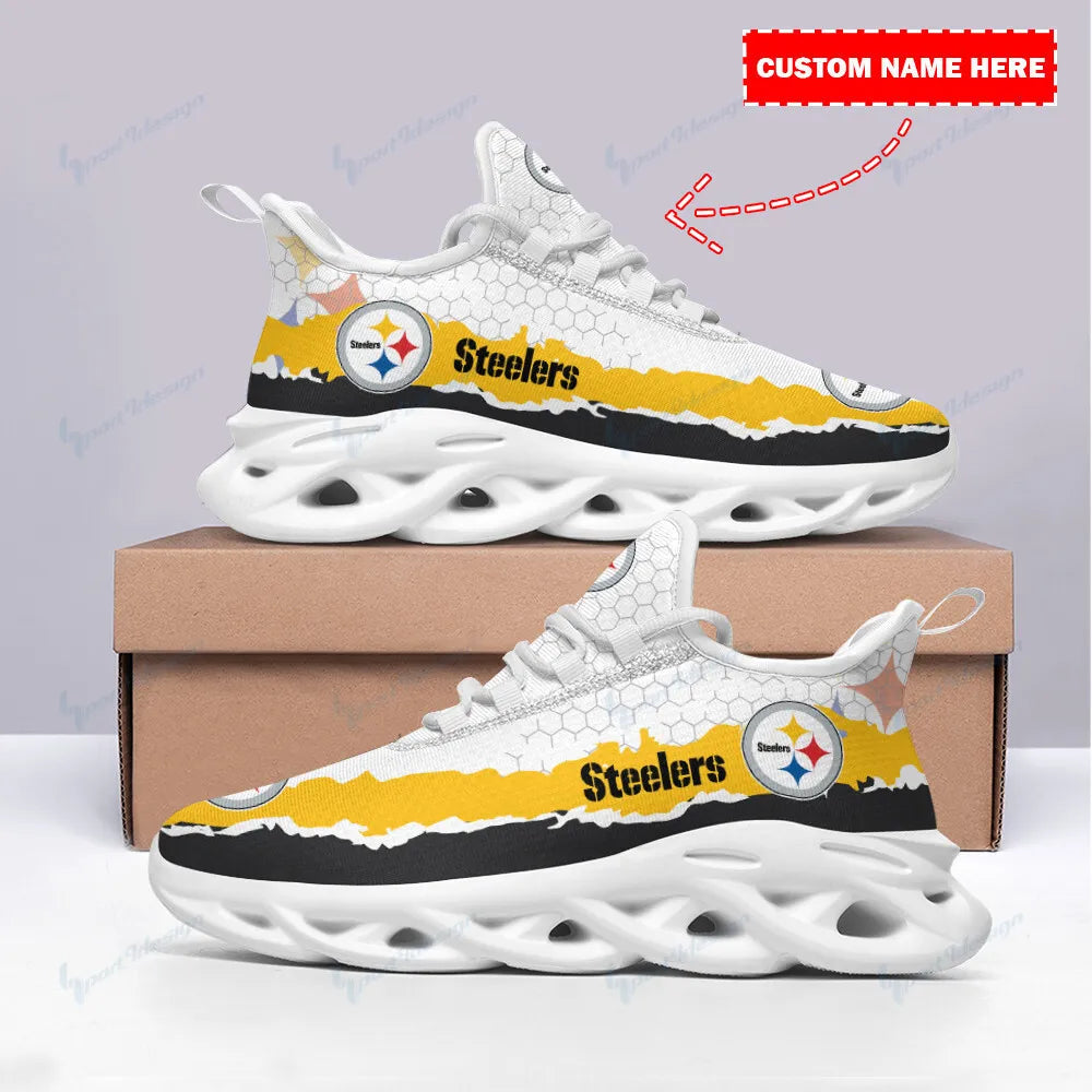 Pittsburgh Steelers Personalized Yezy Running Sneakers SPD79