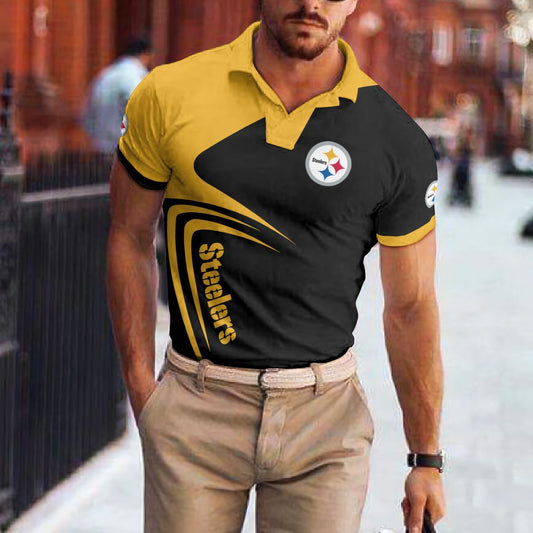 Pittsburgh Steelers Polo T-shirt 042