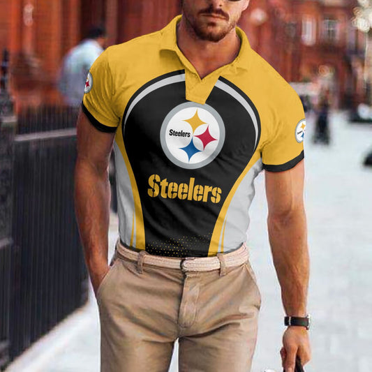 Pittsburgh Steelers Polo T-shirt 053