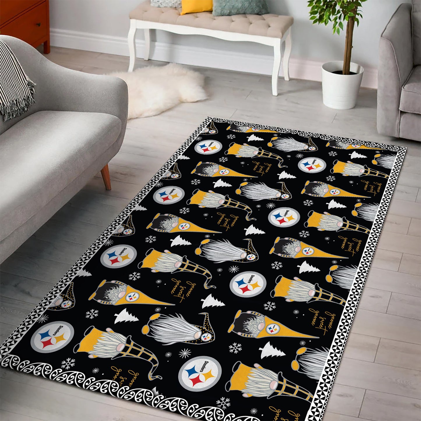 Pittsburgh Steelers Premium Rectangle Rug 39