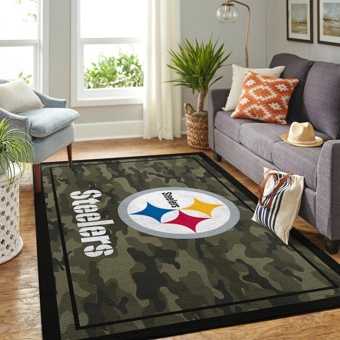 Pittsburgh Steelers Rectangle Rug 87