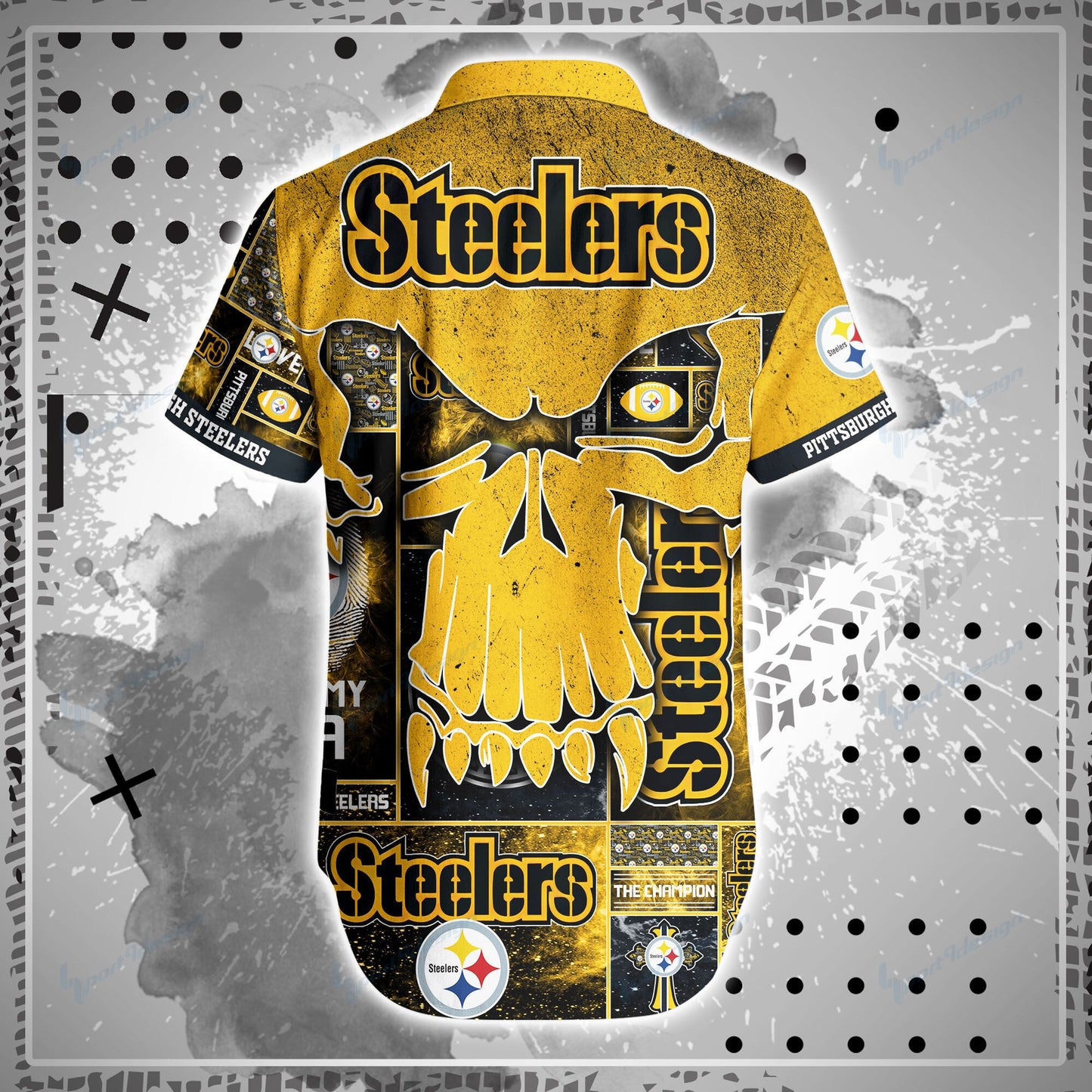 Pittsburgh Steelers Shirt and Shorts BG106