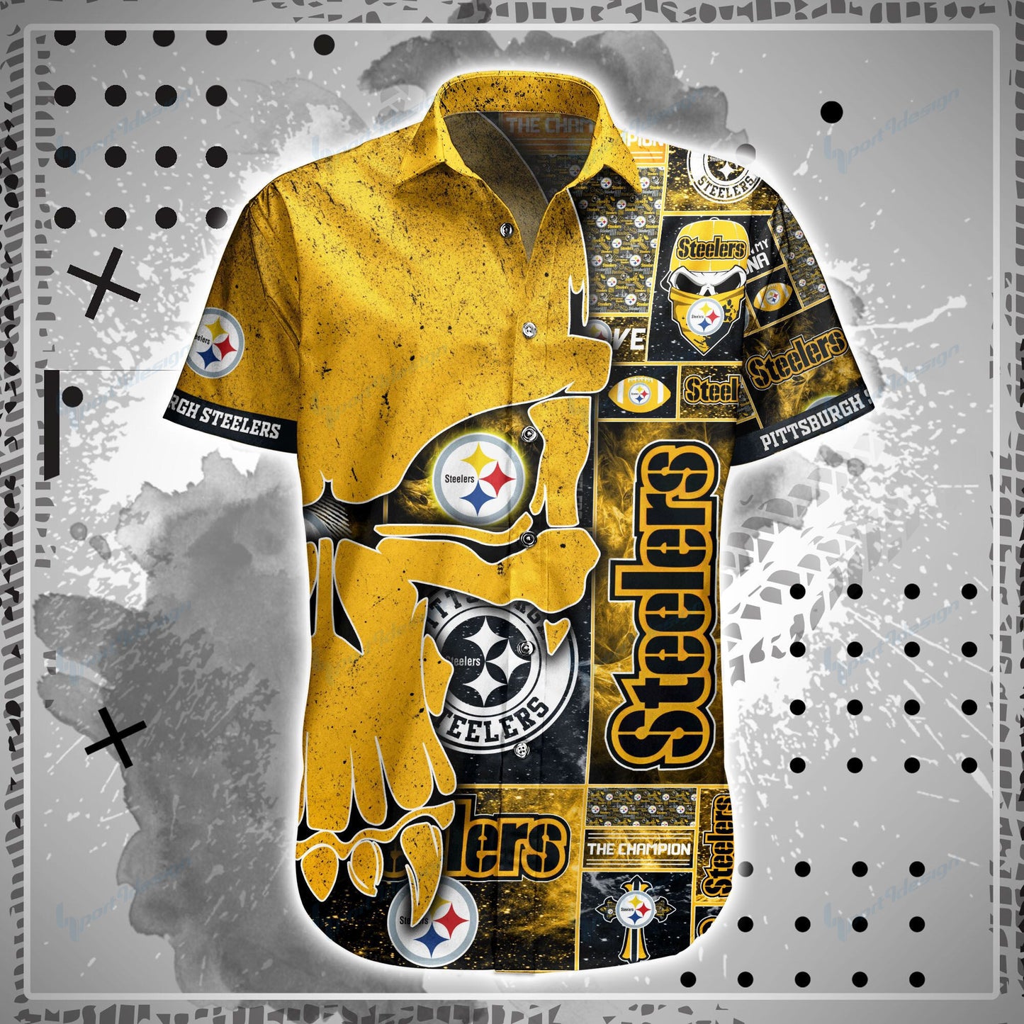 Pittsburgh Steelers Shirt and Shorts BG106