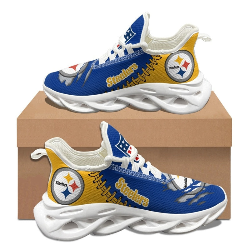 Pittsburgh Steelers Sneakers 3D Max Soul Shoes