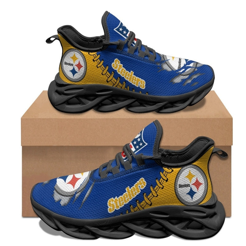 Pittsburgh Steelers Sneakers 3D Max Soul Shoes