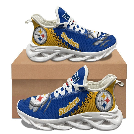 Pittsburgh Steelers Sneakers 3D Max Soul Shoes