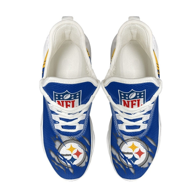 Pittsburgh Steelers Sneakers 3D Max Soul Shoes