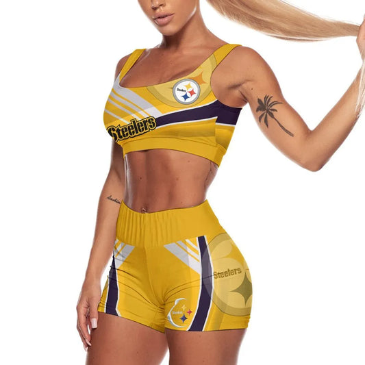 Pittsburgh Steelers Sport Bra & Trunks 170-1