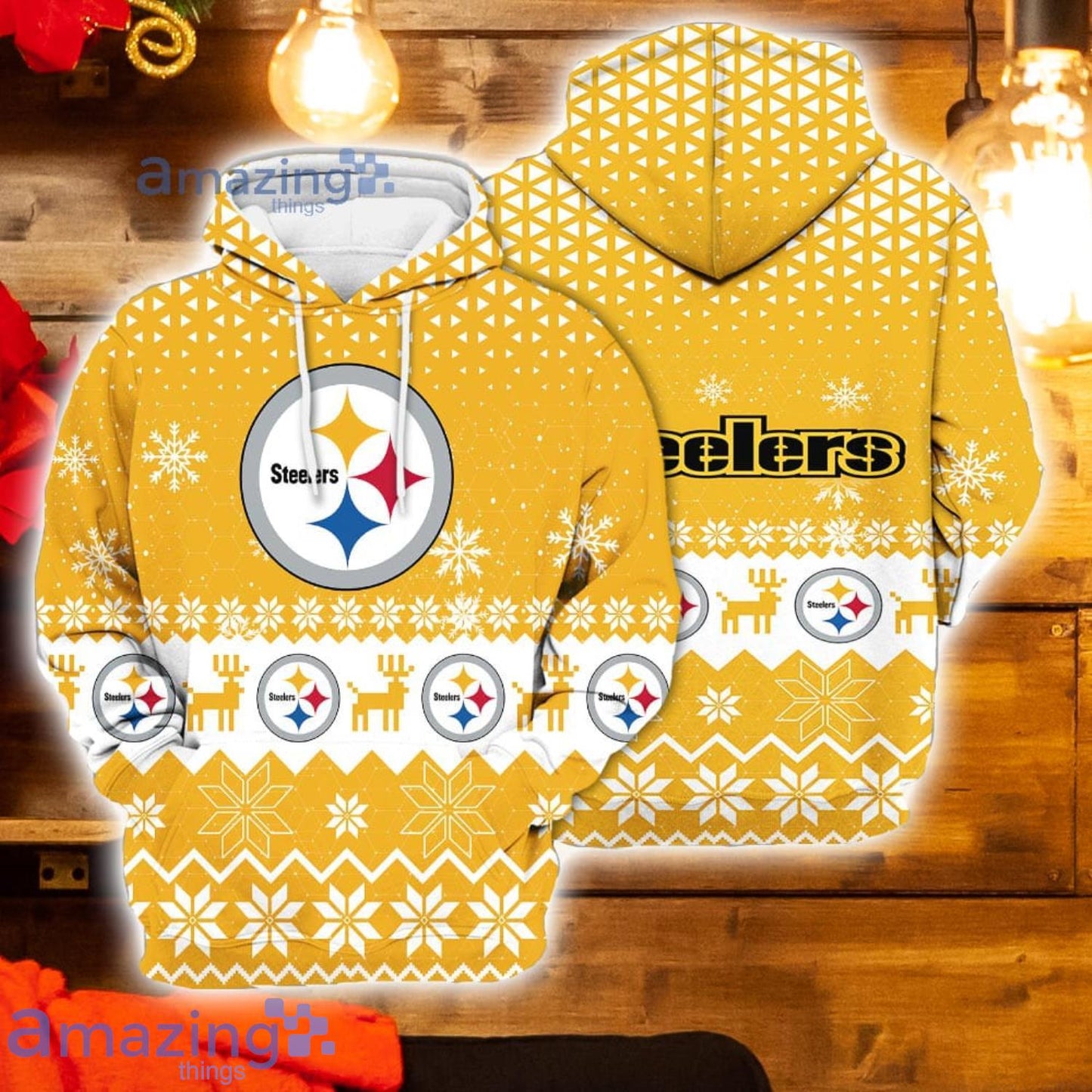 Pittsburgh Steelers Christmas Hoodie BBHD874