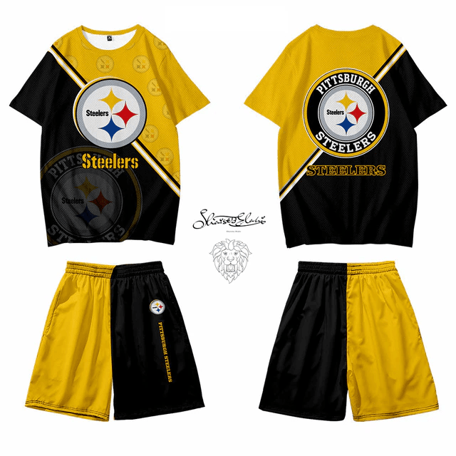 Pittsburgh Steelers T-shirt and Shorts BG138