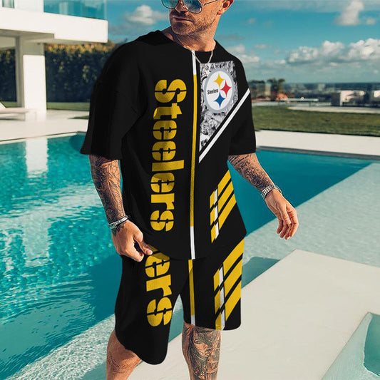 Pittsburgh Steelers T-shirt and Shorts BG21