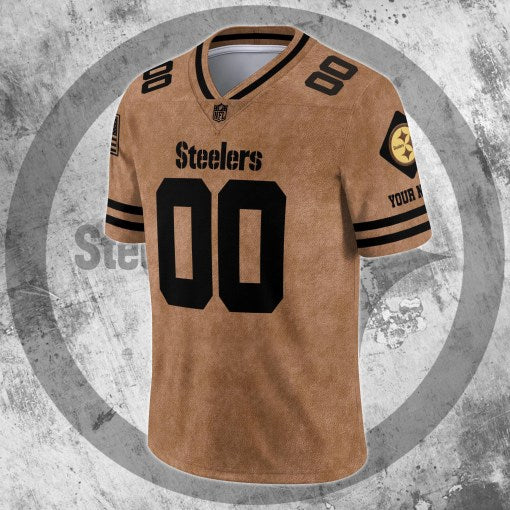 Pittsburgh Steelers Personalized V-neck Football Jersey Sport Gifts For Fan AZCVFJ091