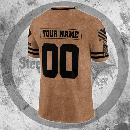 Pittsburgh Steelers Personalized V-neck Football Jersey Sport Gifts For Fan AZCVFJ091