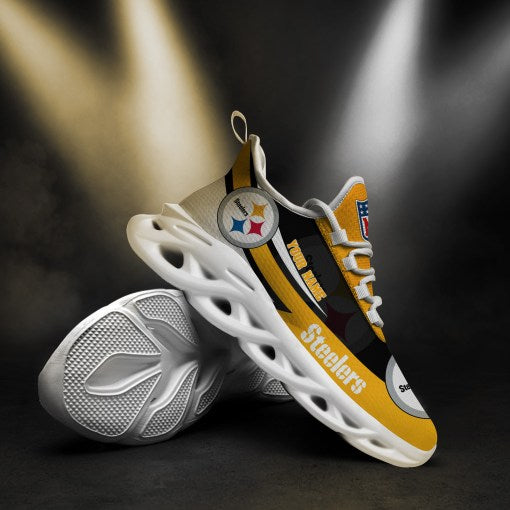 Pittsburgh Steelers Personalized Yezy Running Sneakers SPDMS810