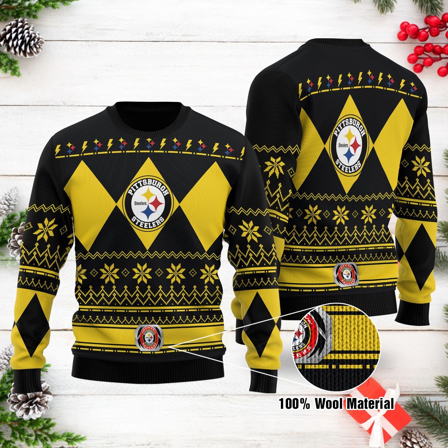 Pittsburgh Steelers Woolen Sweater 87