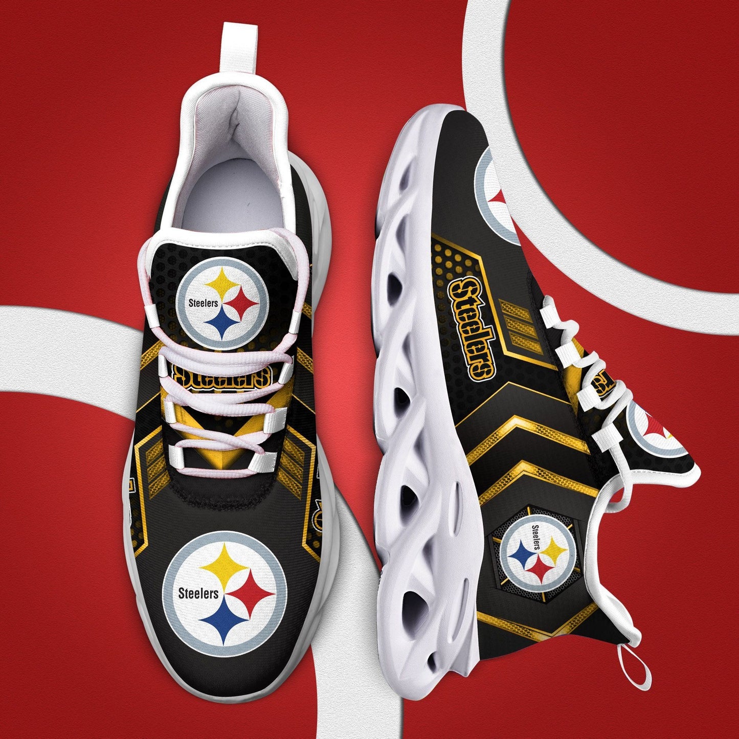 Pittsburgh Steelers Yezy Running Sneakers 193