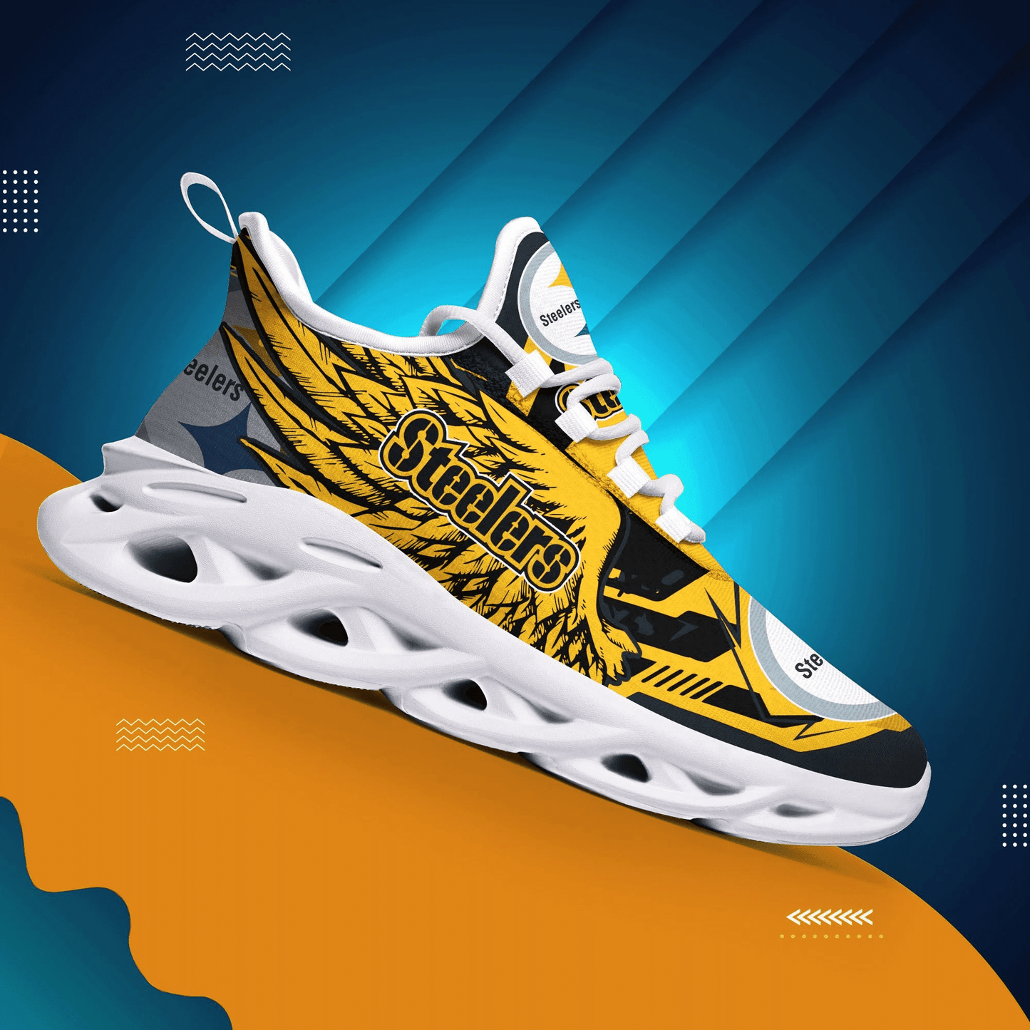 Pittsburgh Steelers Yezy Running Sneakers 196