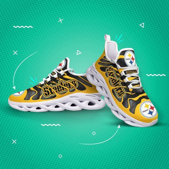 Pittsburgh Steelers Yezy Running Sneakers 360