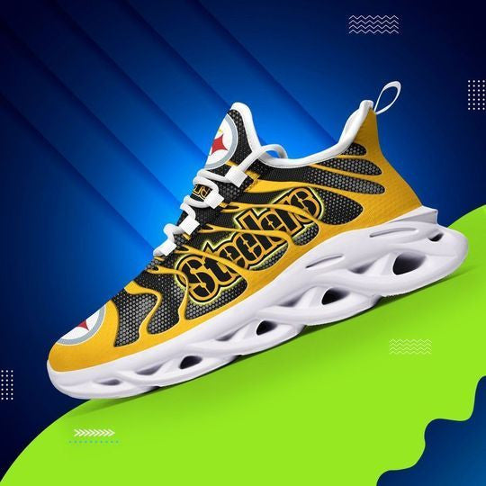 Pittsburgh Steelers Yezy Running Sneakers 360