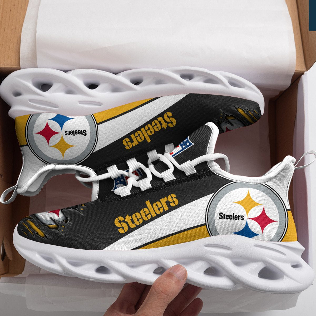 Pittsburgh Steelers Yezy Running Sneakers 951
