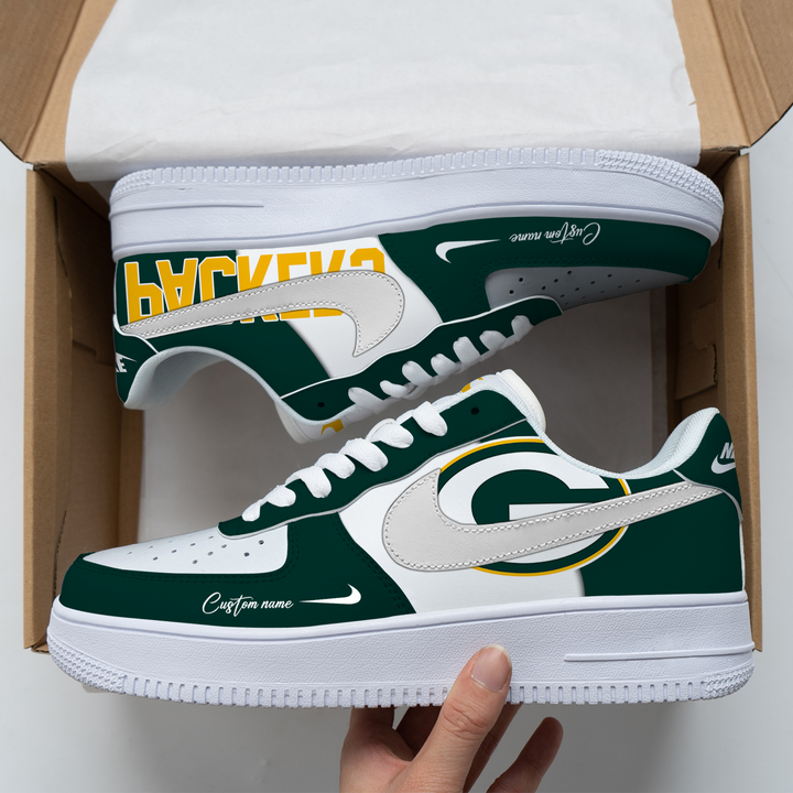 Green Bay Packers Custom Name For Fans Shoes AF1 AZBTAF1000003