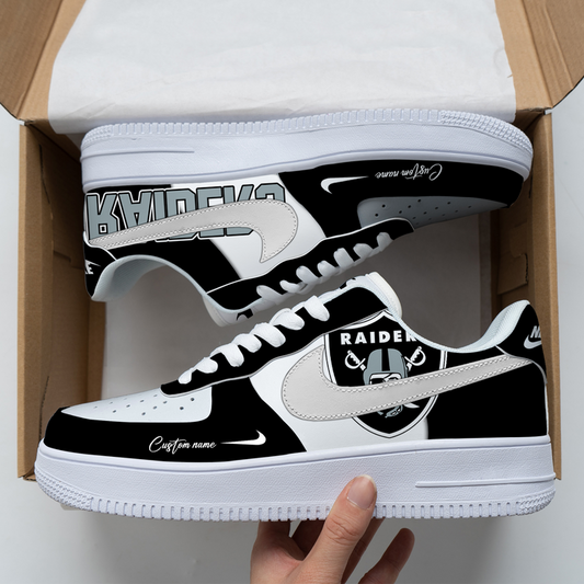 Las Vegas Raiders Custom Name For Fans Shoes AF1 AZBTAF1000002