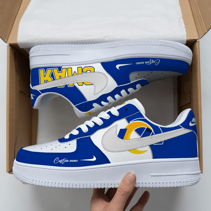 Los Angeles Rams Custom Name For Fans Shoes AF1 AZBTAF1000029