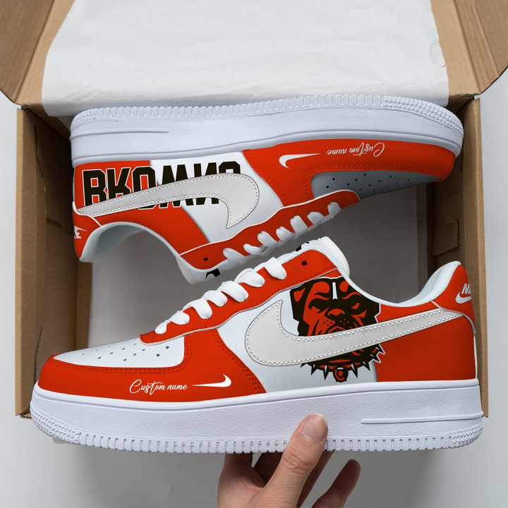 Cleveland Browns Custom Name For Fans Shoes AF1 AZBTAF1000011