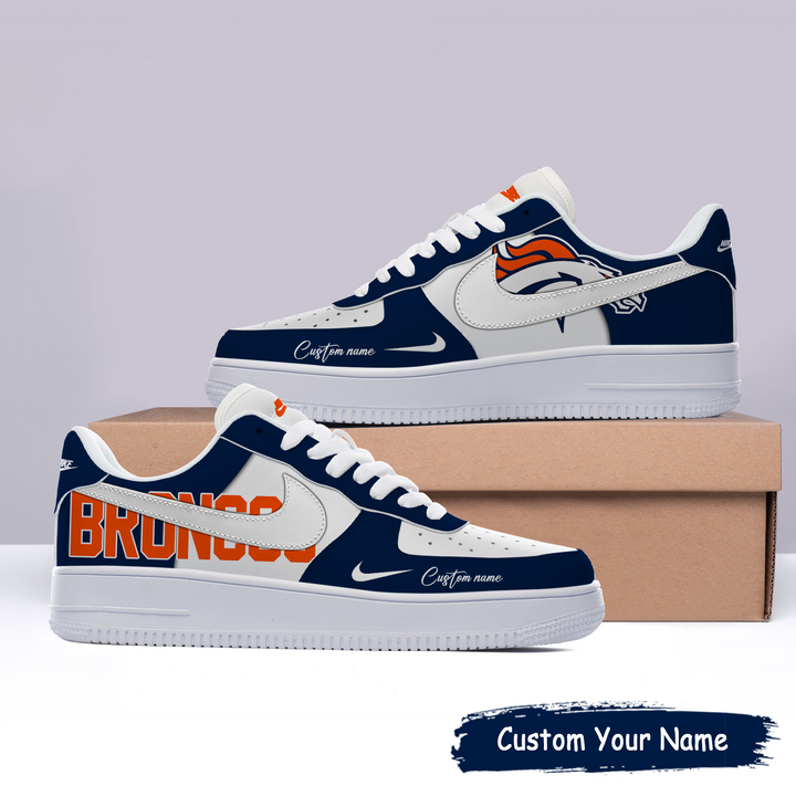 Denver Broncos Custom Name For Fans Shoes AF1 AZBTAF1000009