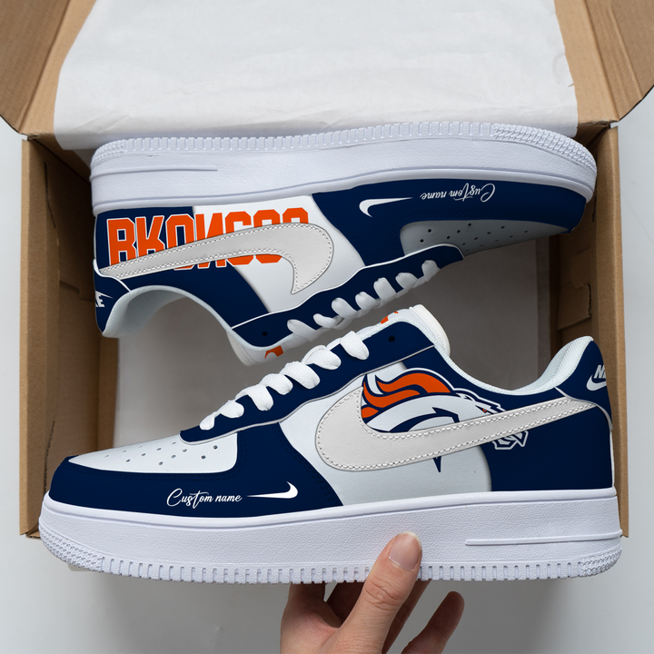 Denver Broncos Custom Name For Fans Shoes AF1 AZBTAF1000009