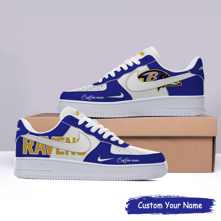 Baltimore Ravens Custom Name For Fans Shoes AF1 AZBTAF1000030