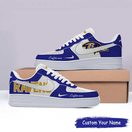 Baltimore Ravens Custom Name For Fans Shoes AF1 AZBTAF1000030