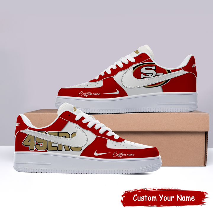 San Francisco 49ers Custom Name For Fans Shoes AF1 AZBTAF1000019
