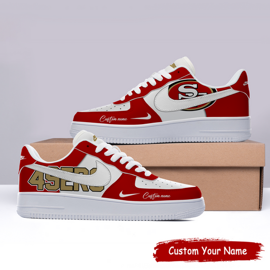 San Francisco 49ers Custom Name For Fans Shoes AF1 AZBTAF1000019