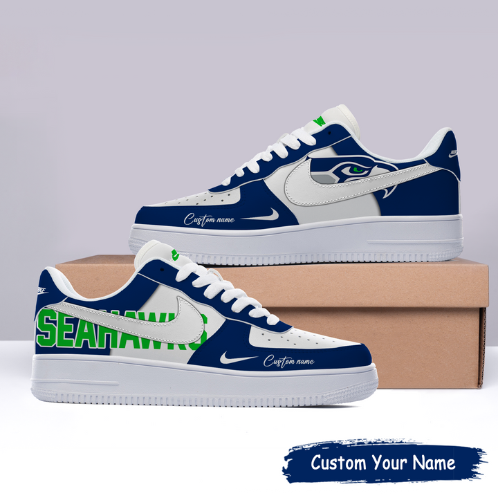 Seattle Seahawks Custom Name For Fans Shoes AF1 AZBTAF1000017