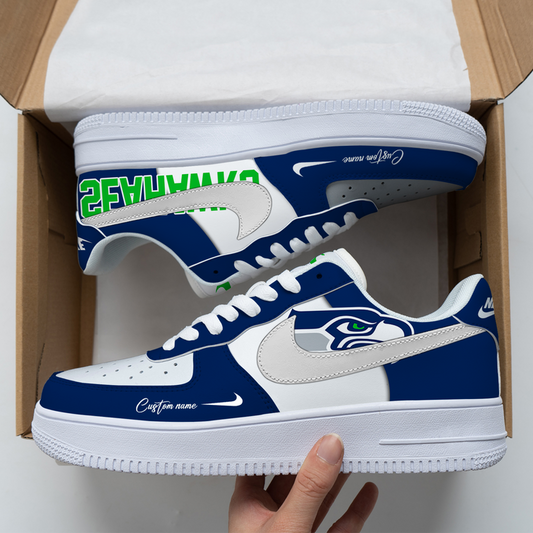 Seattle Seahawks Custom Name For Fans Shoes AF1 AZBTAF1000017