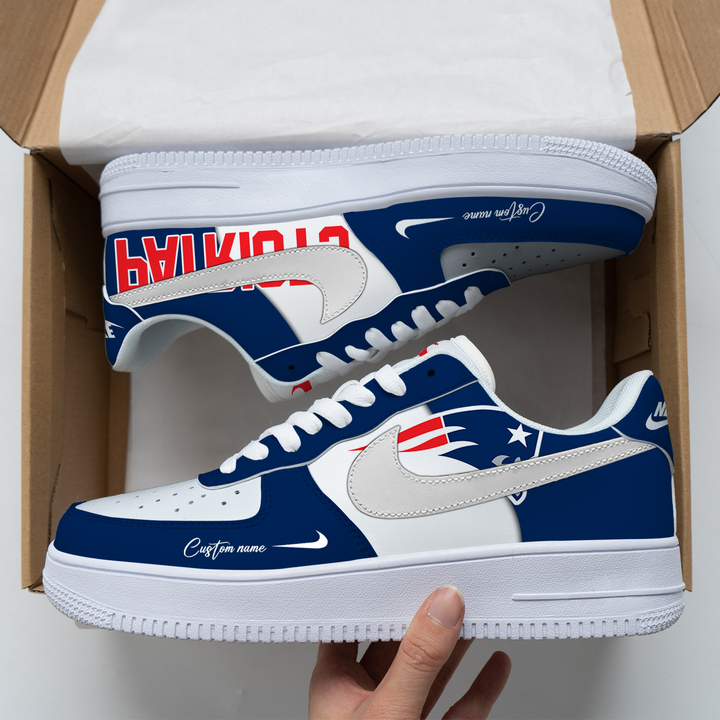 New England Patriots Custom Name For Fans Shoes AF1 AZBTAF1000024