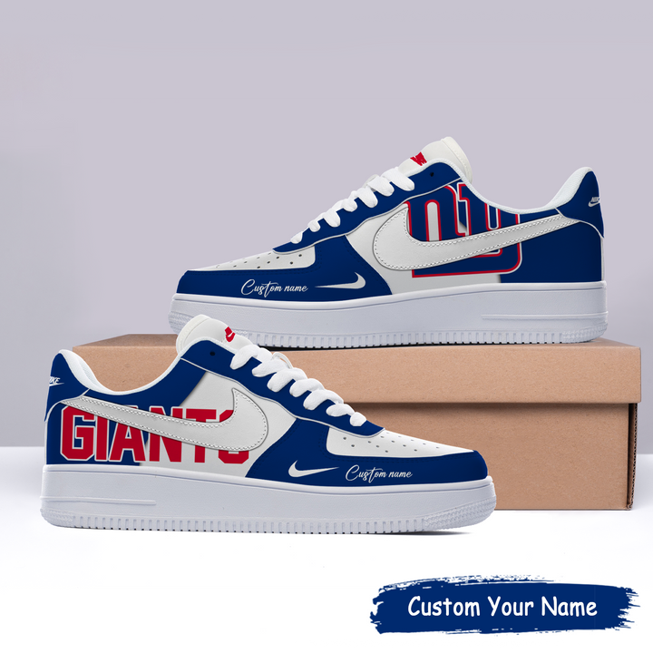 New York Giants Custom Name For Fans Shoes AF1 AZBTAF1000025