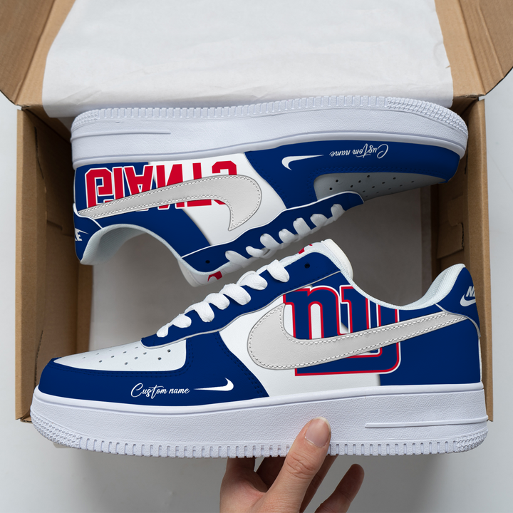 New York Giants Custom Name For Fans Shoes AF1 AZBTAF1000025