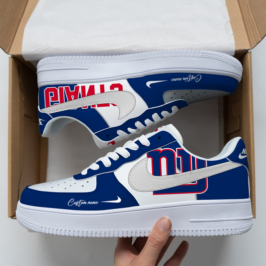 New York Giants Custom Name For Fans Shoes AF1 AZBTAF1000025