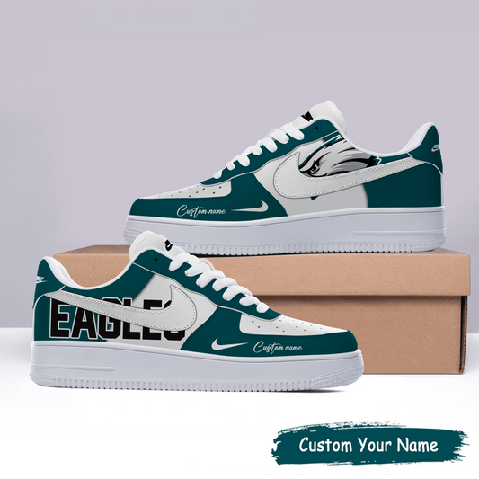 Philadelphia Eagles Custom Name For Fans Shoes AF1 AZBTAF1000020