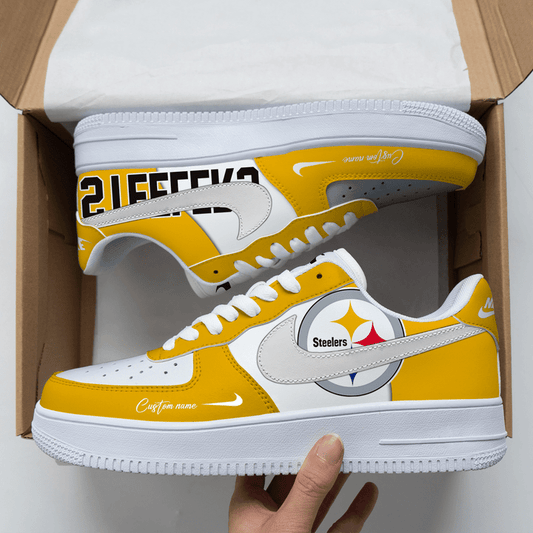 Pittsburgh Steelers Custom Name For Fans Shoes AF1 AZBTAF1000021