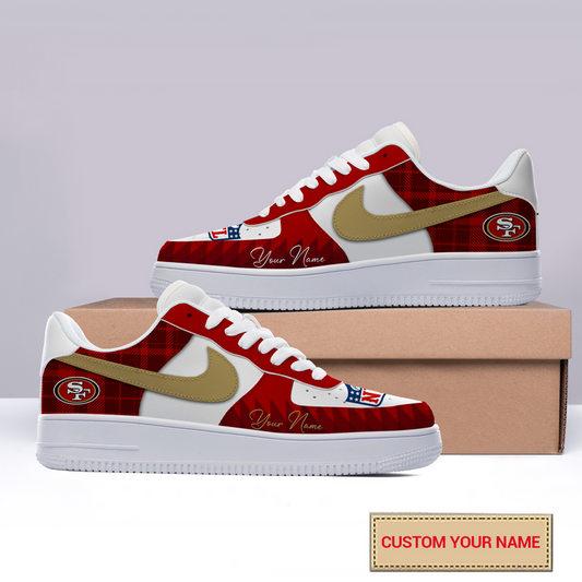 NFL San Francisco 49ers 2024 Logo pattern AF1 Sneaker AZBTAF1000166