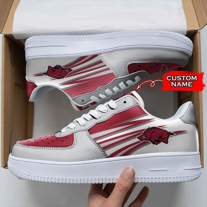 NCAA Arkansas Razorbacks Custom Name Air Force 1 AZBTAF1000120