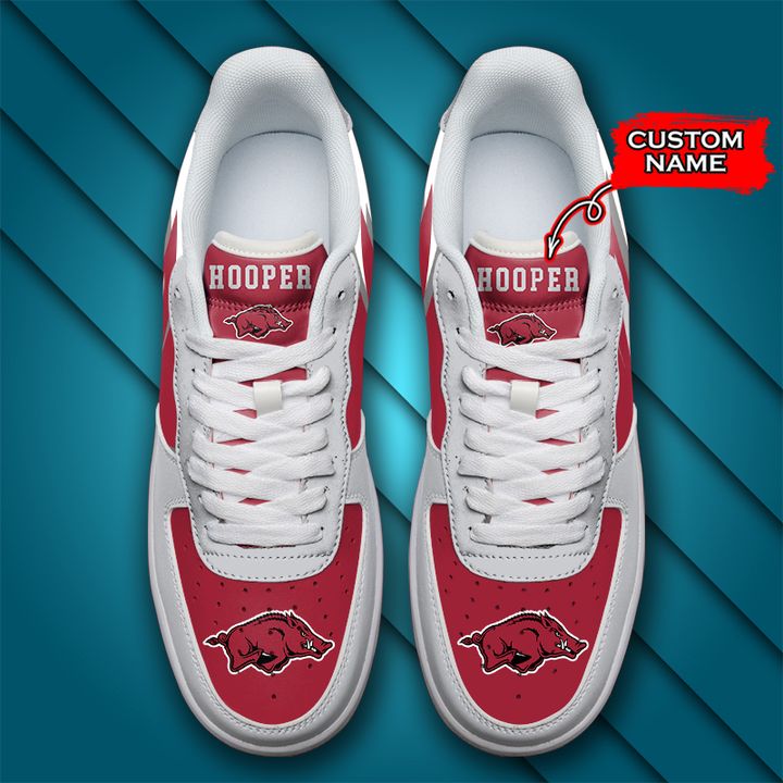NCAA Arkansas Razorbacks Custom Name Air Force 1 AZBTAF1000120